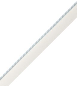 2.5mm Cambridge Cord With Tape Trimming by Samuel & Sons Pale Sky