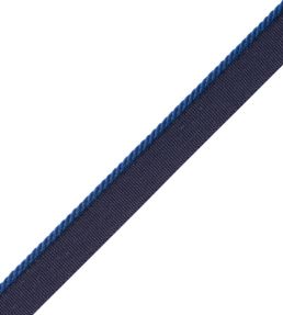 2.5mm Cambridge Cord With Tape Trimming by Samuel & Sons Royal Blue