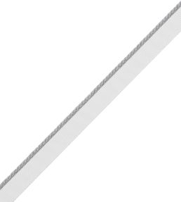 2.5mm Cambridge Cord With Tape Trimming by Samuel & Sons Sterling