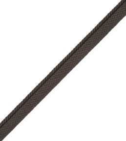1/8" Saisons Cord With Tape Trimming by Samuel & Sons Charcoal
