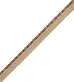 1/8" Saisons Cord With Tape Trimming by Samuel & Sons Driftwood