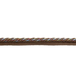 13mm Trianon Cord with Tape Trimming by Samuel & Sons Chocolat