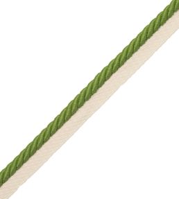 3/8" Saisons Cord With Tape Trimming by Samuel & Sons Lime