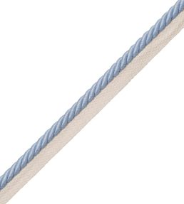 3/8" Saisons Cord With Tape Trimming by Samuel & Sons Sky