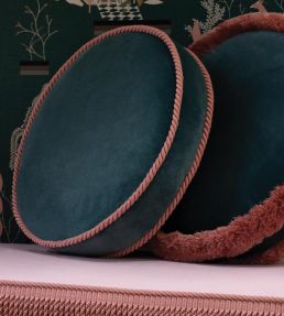1/4" Sophie Cord with Tape Trimming by Samuel & Sons Wedgewood