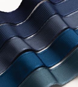 38mm Francoise Border Trimming by Samuel & sons Charcoal