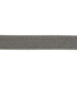 38mm Francoise Metallic Border Trimming by Samuel & sons Antique Silver