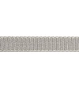 38mm Francoise Metallic Border Trimming by Samuel & sons Silver