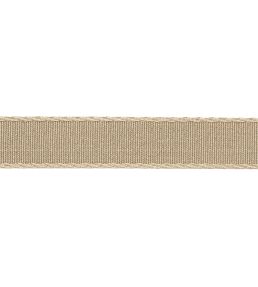 38mm Francoise Metallic Border Trimming by Samuel & sons White gold