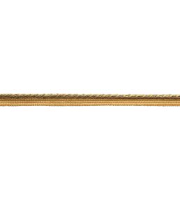 5mm Trianon Cord with Tape Trimming by Samuel & Sons Citrine