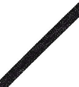 13mm Cambridge Metallic Braid Trimming by Samuel & Sons Onyx