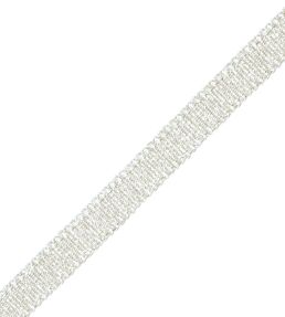 13mm Cambridge Metallic Braid Trimming by Samuel & Sons Platinum
