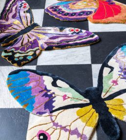 Wendy Morrison A Kaleidoscope of Papillons - Part 2 (Trio) rug Multi WM-5060410395610 Multi