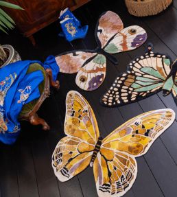Wendy Morrison A Kaleidoscope of Papillons (Trio) rug Multi WM-5060410394613 Multi
