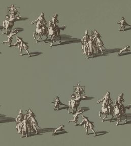 A Walk In The Park Wallpaper by Langelid Von Bromssen Dusty Olive