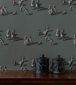 A Walk In The Park Wallpaper by Langelid Von Bromssen Dusty Olive