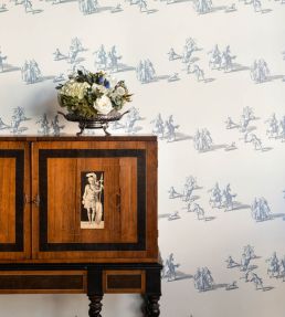 A Walk In The Park Wallpaper by Langelid Von Bromssen Faded Denim