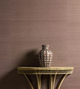 Abaca Wallpaper by Nobilis Terracotta