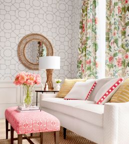Abbor Wallpaper by Thibaut Blush