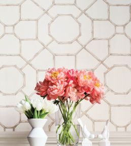 Abbor Wallpaper by Thibaut Blush