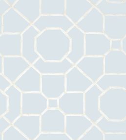 Abbor Wallpaper by Thibaut Spa Blue