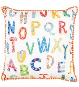 ABC Cushion 50 x 50cm by Villa Nova Yellow