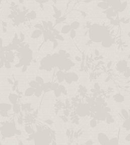 Absence of Roses Moire Wallpaper by Cole & Son Silk White