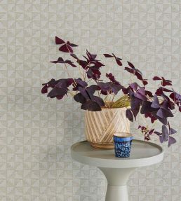 Abstract Check Wallpaper by Eijffinger Brown