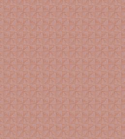 Abstract Check Wallpaper by Eijffinger Salmon