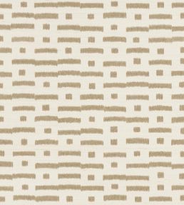 Abstract Ikat Sisal Wallpaper by Schumacher Taupe