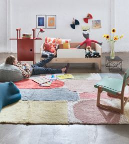 Lorena Canals Woolable Abstract rug Multicoloured WO-ABSTRA-L Multicoloured