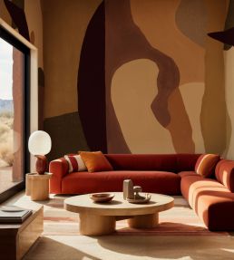 Abstract Mex Mural by Tres Tintas Purple