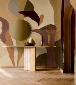 Abstract Mex Mural by Tres Tintas Purple