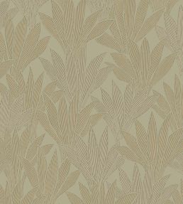 Abstract Palm Wallpaper by Eijffinger Green