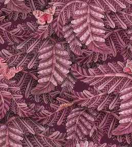 Acacia Canopy Wallpaper by Cole & Son Plum