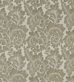 Acantha Silk Fabric by Zoffany Grey Pearl