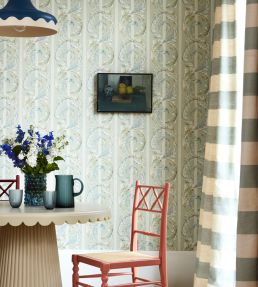 Acanthe Wallpaper by Madeaux 01 Jadeite