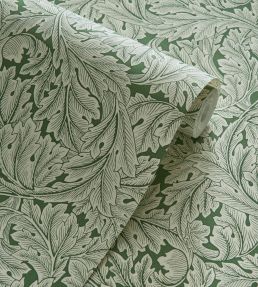 Acanthus Wallpaper by Clarke & Clarke Sage