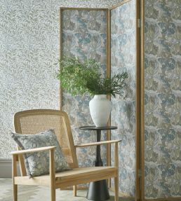 Acanthus Wallpaper by Clarke & Clarke Slate