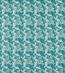 Acanthus Fabric by Clarke & Clarke Teal
