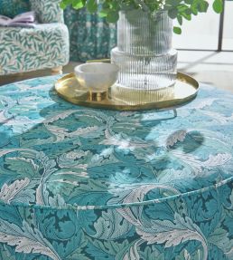 Acanthus Fabric by Clarke & Clarke Apple/Sage