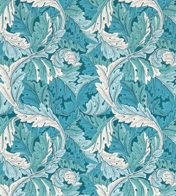 Acanthus Wallpaper by Clarke & Clarke Teal