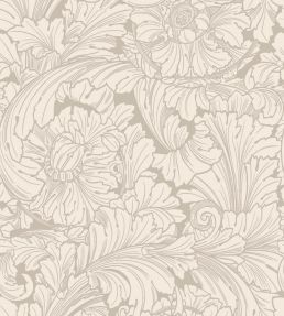 Acanthus Wallpaper by Cole & Son Cream & Pebble