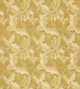 Acanthus Jacquard Fabric by Clarke & Clarke Gold