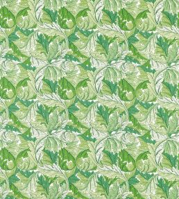 Acanthus Fabric by Morris & Co Leaf Green