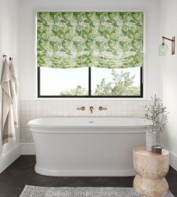 Acanthus Fabric by Morris & Co Leaf Green