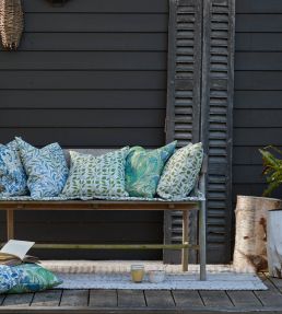 Acanthus Outdoor Fabric by Morris & Co Indigo