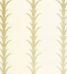 Acanthus Stripe Sisal Wallpaper by Schumacher Filigree