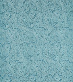 Acanthus Weave Fabric by Clarke & Clarke Denim
