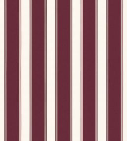 Accordion Stripe Wallpaper by Scalamandre Burgundy